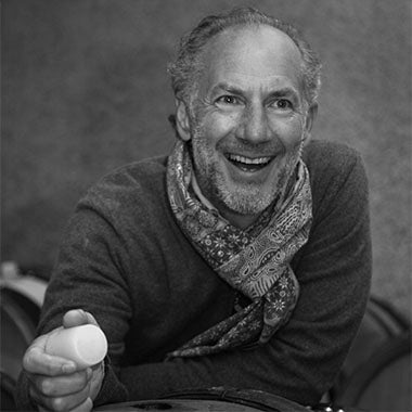 Smiling black and white photo of Henri Boillot