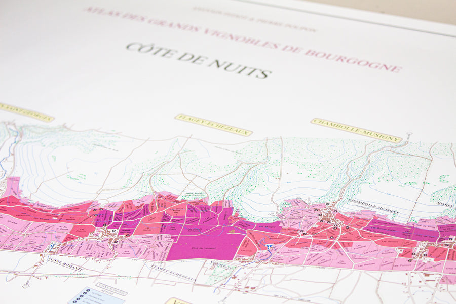 Map of the Cote de Nuits